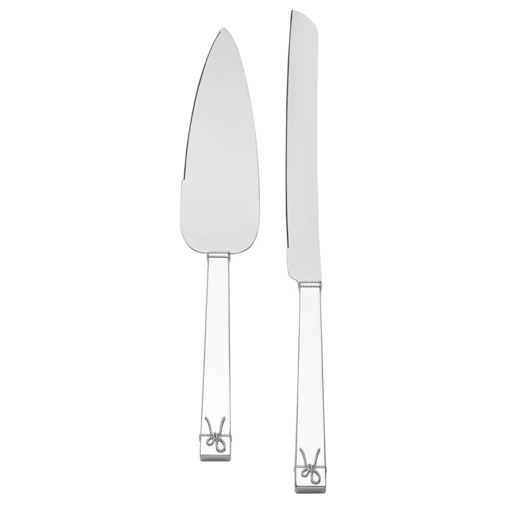 New in box!  Vera Wang Wedgwood Love Knots Stainless Cake Knife & Server